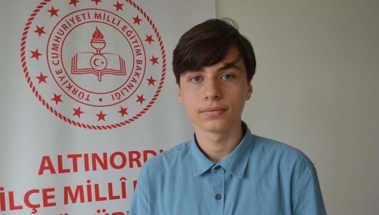 Ordu’da Rahman Topçu LGS’de 500 tam puan aldı