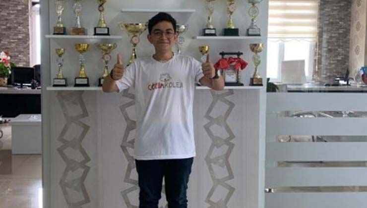 Yozgat’ta Ahmet Özdemir LGS’de 500 tam puan aldı