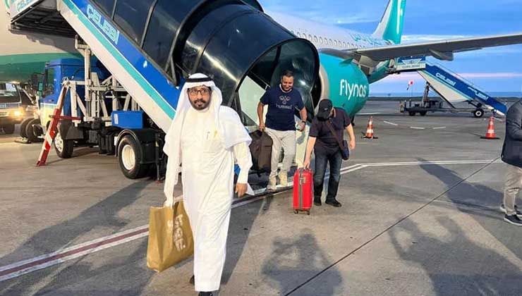 Suudi Arabistan’dan Trabzon’a bu yılın ilk charter uçuşu yapıldı