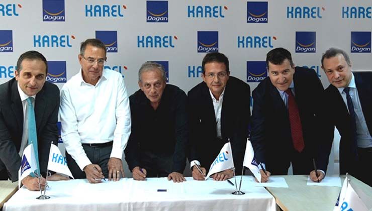 Doğan Holding ile lider teknoloji üreticisi Karel ortaklık imzalarını attı