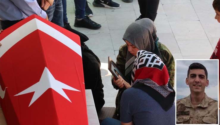 Kazada hayatını kaybeden Astsubay Mustafa Gümüş Amasya’da defnedildi