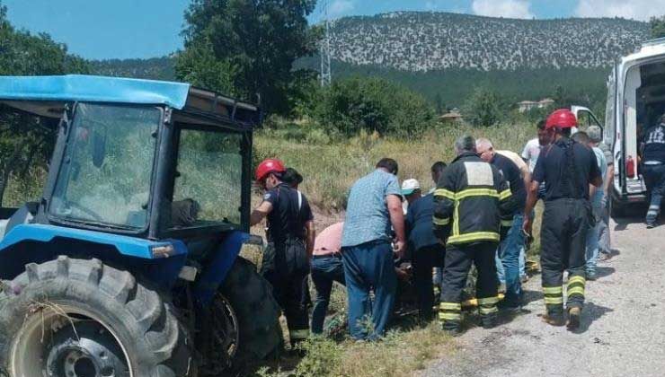 Gediz’de traktör kazası: 2 ölü, 2 yaralı