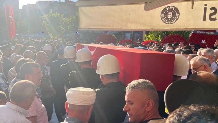 Şehit Teğmen Halis Keskin son yolculuğuna uğurlandı