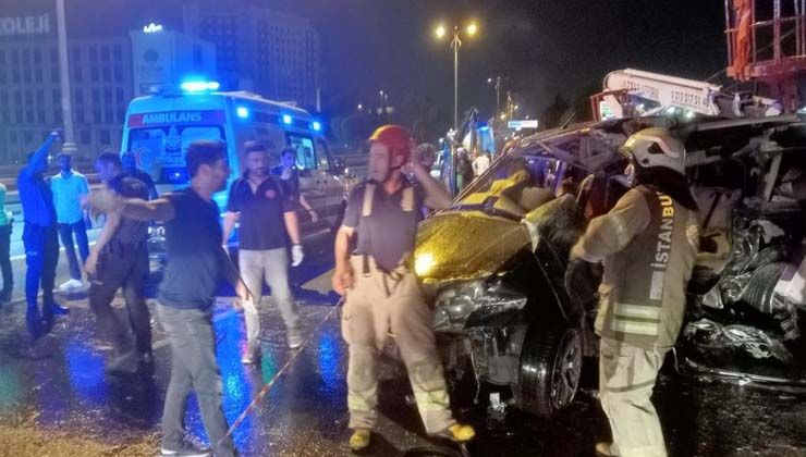 Bayrampaşa’da korkunç kaza: 2 kişi hayatını kaybetti, 5 kişi yaralandı