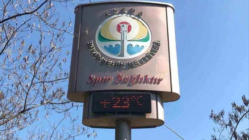 Adana’da termometreler 23 dereceyi gösterdi