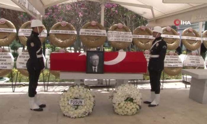 İlter Türkmen, resmi törenle son yolculuğuna uğurlandı