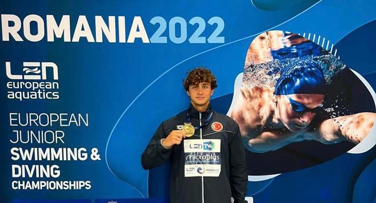 Modafen, Avrupa Yüzme Şampiyonası’na altın madalya ile damga vurdu