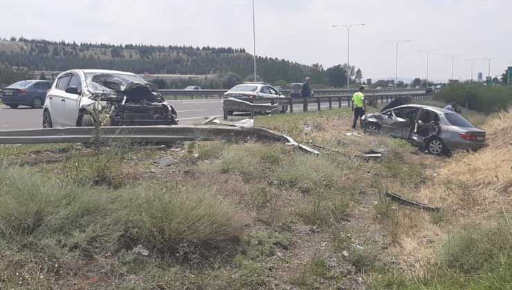 Kaçan kurbanlık trafik kazasına sebep oldu