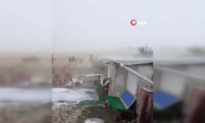 Başkent’te kurban kesim alanlarını dolu vurdu