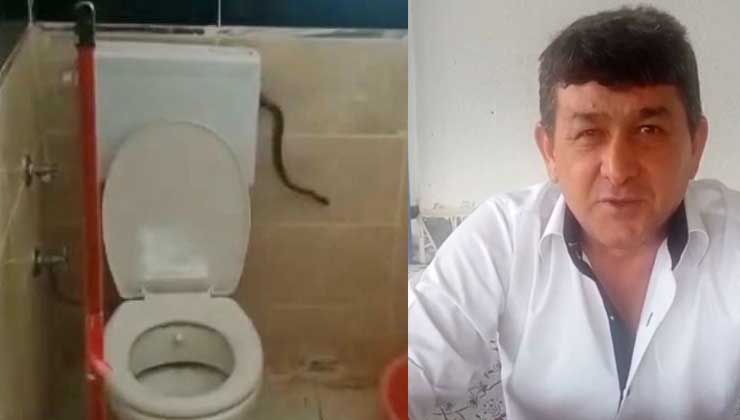 Yüzünü yıkamak için banyoya giden adam hayatının şokunu yaşadı