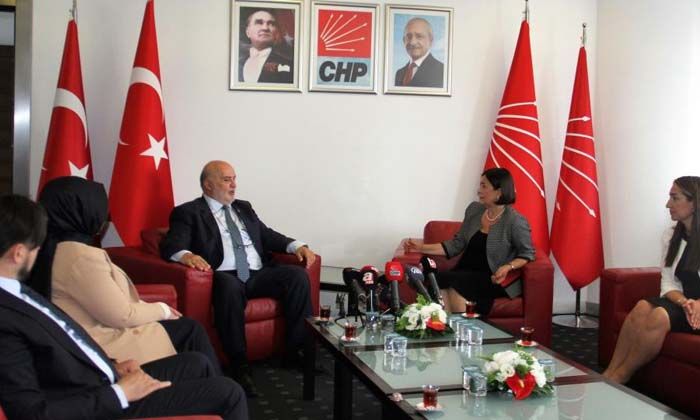 BBP ve DP’den CHP’ye bayram ziyareti
