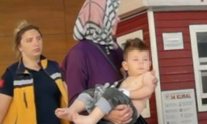Çamaşır suyu içen çocuk hastanelik oldu