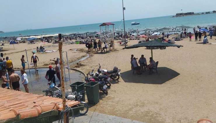 Adana’da sokaklar bomboş kaldı, sahiller dolup taştı