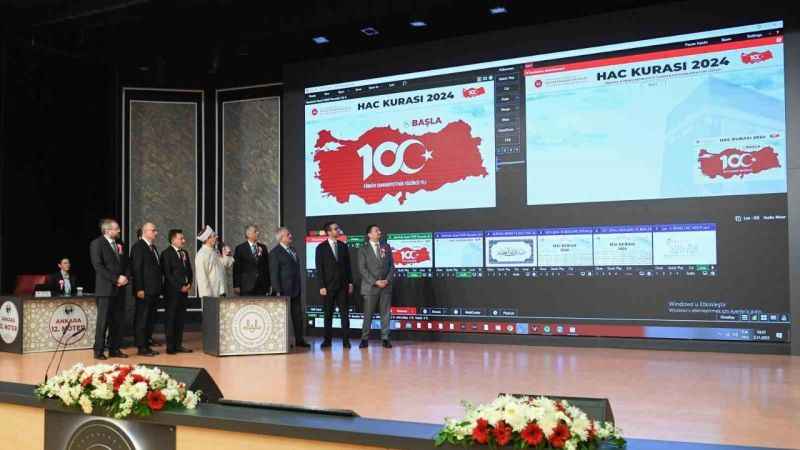 Hac kuraları çekildi