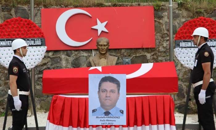 Giresun’da polis memuru Mustafa Karadeniz kalp krizi sonucu hayatını kaybetti