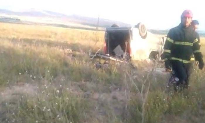 Nevşehir’de takla atan araç tarlaya uçtu: 1 ölü, 4 yaralı