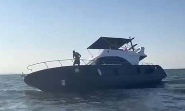 Milyonluk lüks yat karaya oturdu