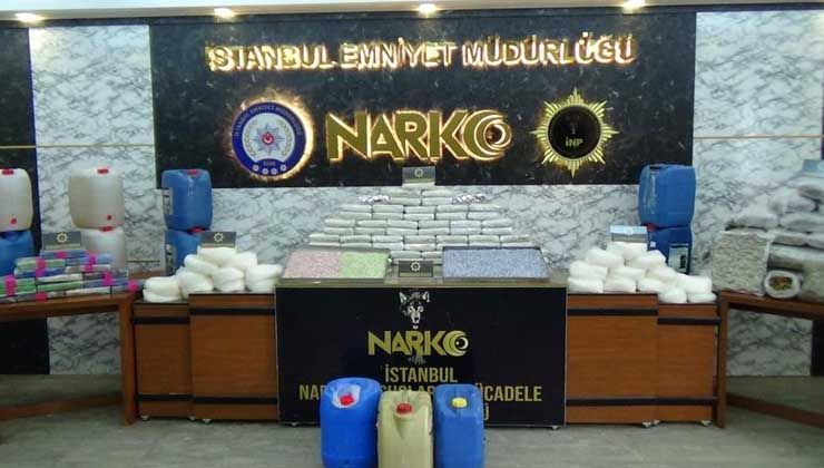 İstanbul’da büyük çaplı uyuşturucu operasyonu