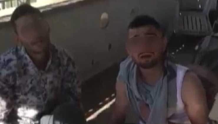 Hırsızlar terasta saklanırken yakalandı, ev sahibine böyle yalvardı