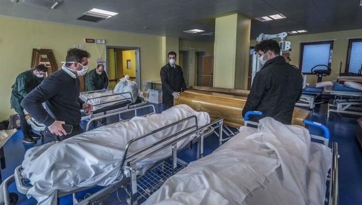 Fotoğraflar korkunç… İtalya’dan korona koğuşu manzaraları!