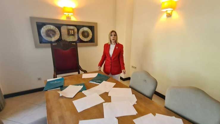 Cumhurbaşkanını hedef aldıkları otelde izler hala duruyor