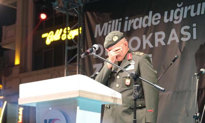 15 Temmuz’da vücuduna 7 mermi isabet eden Tümgeneral Ala, o gece yaşadıklarını hatırlayınca gözyaşlarını tutamadı