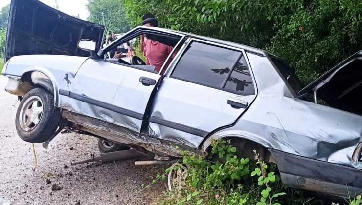 Selami Pak’ın kullandığı araç takla attı