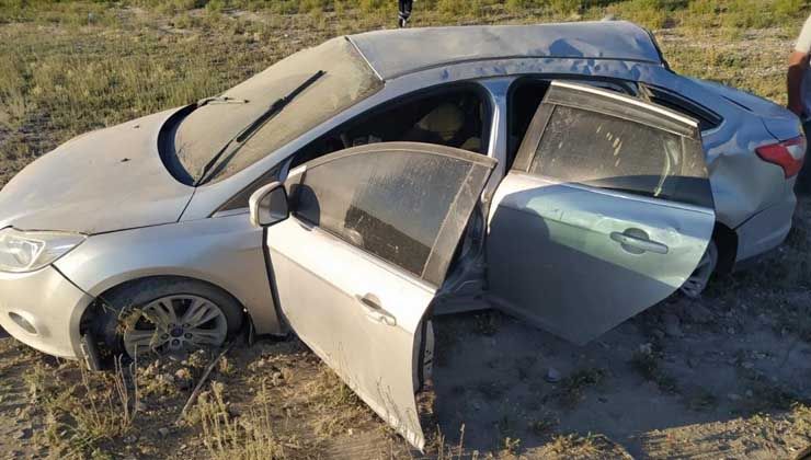 Konya’da kontrolden çıkan otomobil takla attı: Yaralılar var