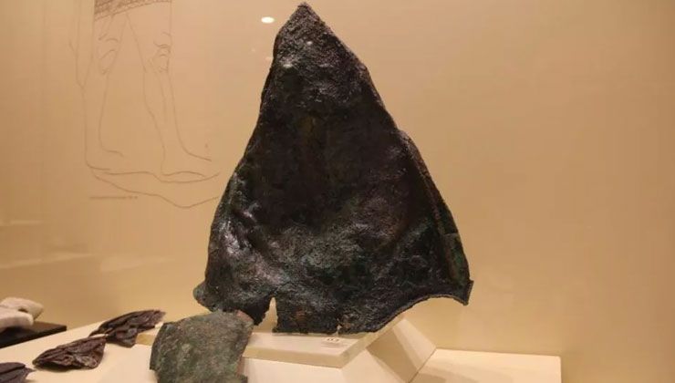 Dünyada eşi yok… Tam 3 bin 300 yıllık savaşçı miğferine paha biçilemiyor