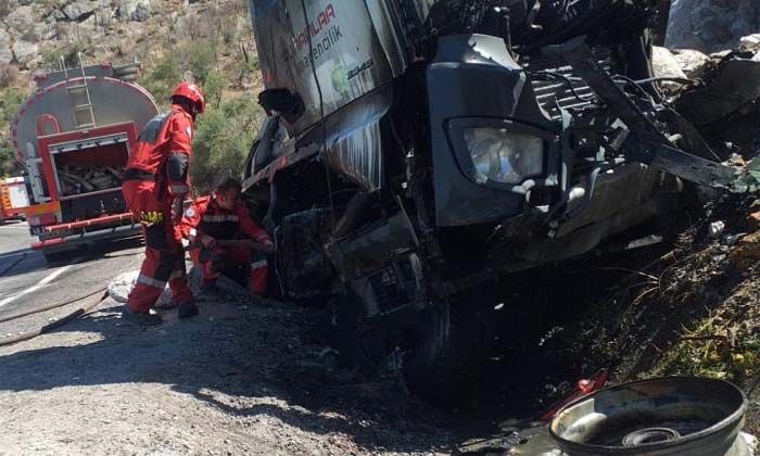 Muğla’da yanan tırda Ali Gürel hayatını kaybetti
