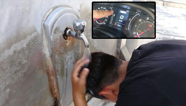 Araç termometreleri 49’u gördü