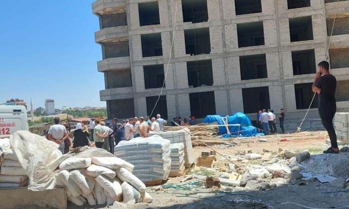 Adıyaman’da inşaattan düşen Fahri Çelik hayatını kaybetti