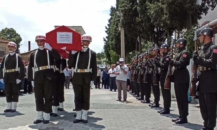 Kore gazisi Kadim İşlek son yolculuğuna uğurlandı