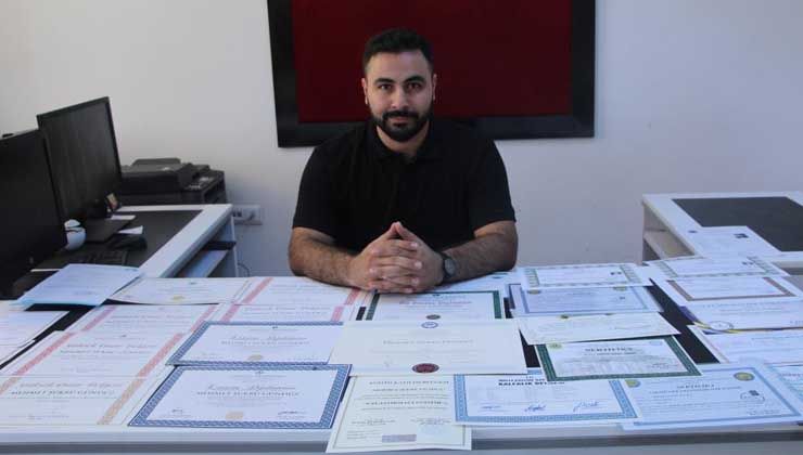 30 yaşında eğitim aşkı, 10 yılda 7 üniversite bitirdi