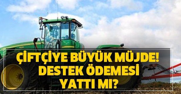 Çiftçilere,Bakan Pakdemirli duyurdu! Hesaplara yattı