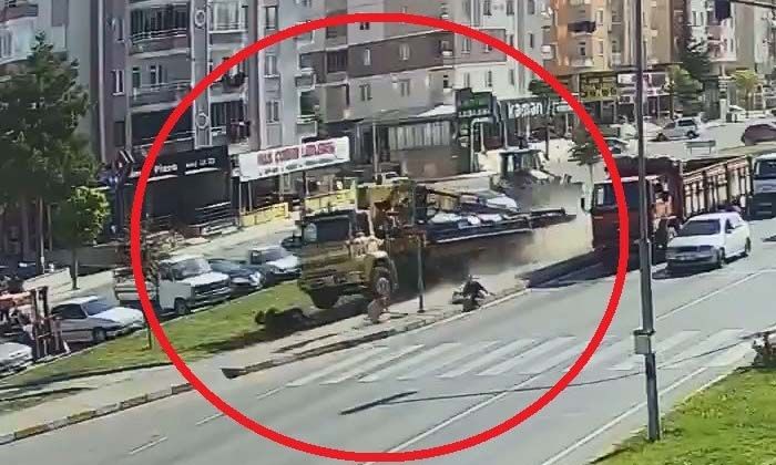 Çorum’da 2 kişinin öldüğü feci kaza güvenlik kamerasında