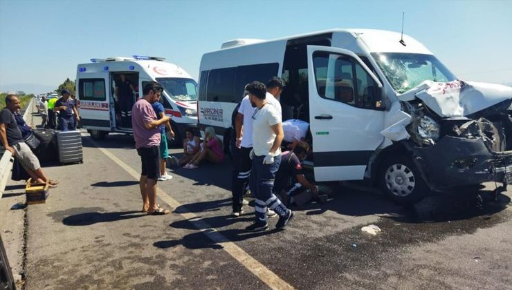 Aydın’da feci kaza: 10 yaralı var