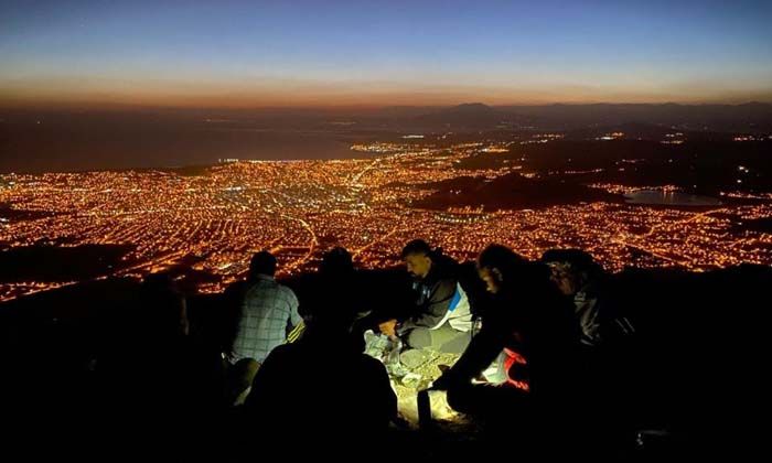 Erek Dağı’ndan muhteşem gün batımı