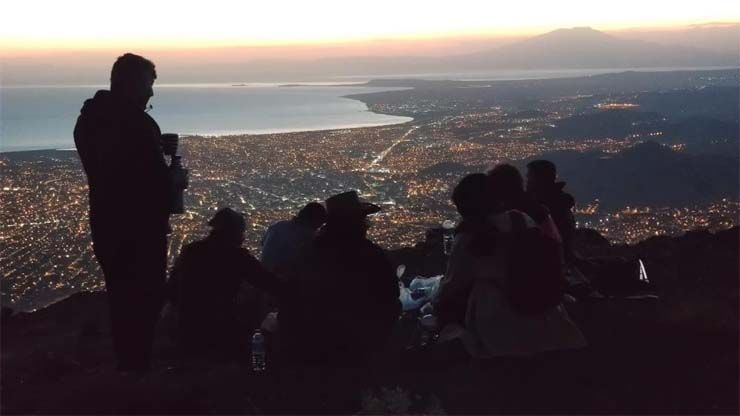 Erek Dağı’ndan muhteşem gün batımı