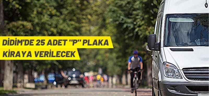 Aydın Büyükşehir Belediyesi’nden “P Plaka” kiralama ihalesi