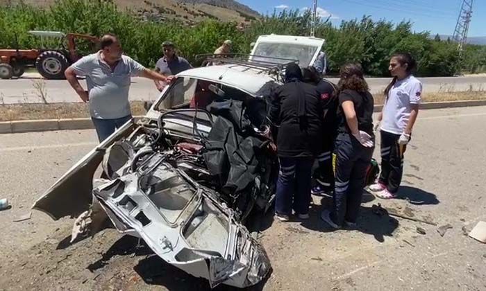 Erzincan’da Halil Şenkalp kazada hayatını kaybetti