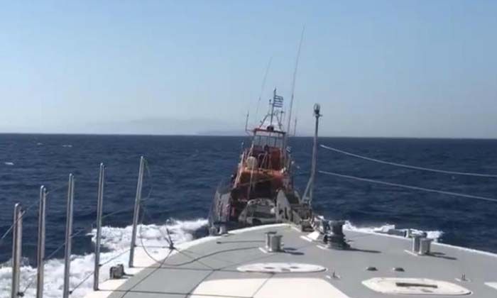 Türk Sahil Güvenlik Botu, Yunan Sahil Güvenlik Botunu kovaladı