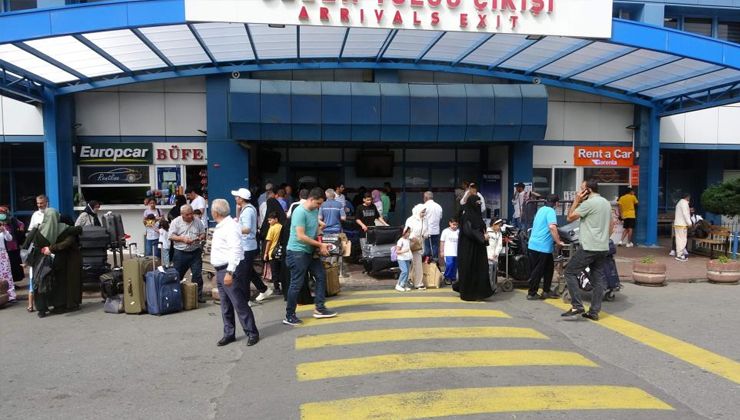 Trabzon Havalimanı tarihinin en yoğun günlerini geçiriyor