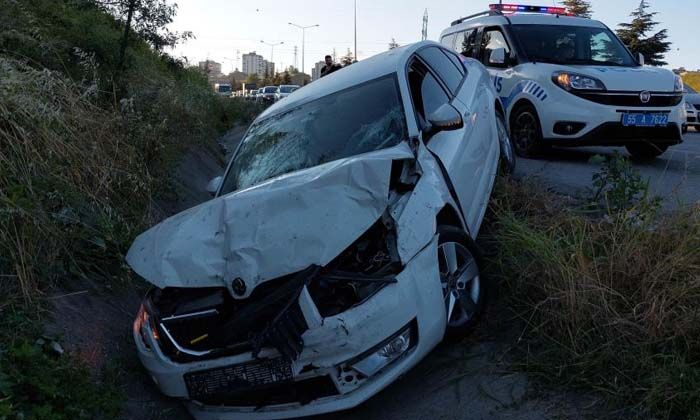 Samsun’da zincirleme kaza: 2’si polis 9 yaralı
