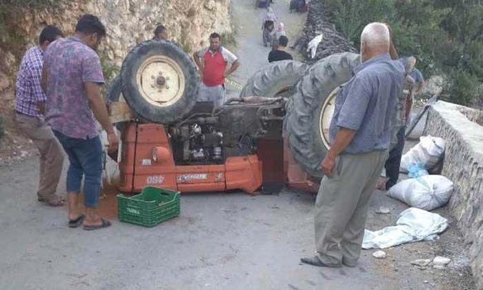 Mersin’de traktör altında kalan İsmail Evli hayatını kaybetti