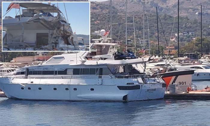 Bodrum’da kaçmaya çalışan lüks yat, ateş açılarak durduruldu