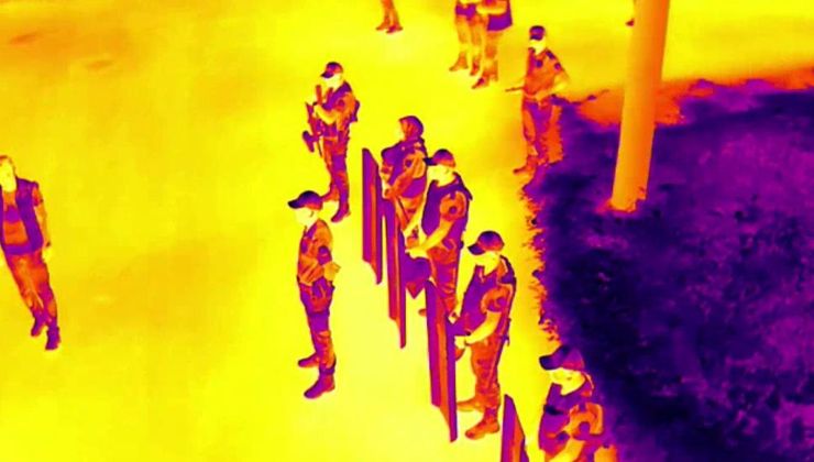 Termal kameralı dron ile uyuşturucuyu yakaladılar