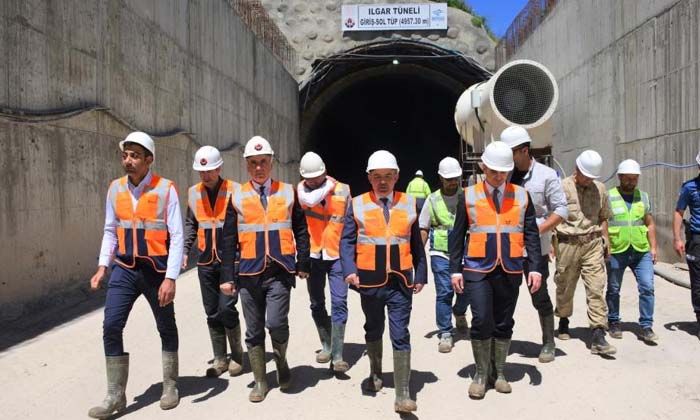 Türkiye’yi Gürcistan’a bağlayacak Ilgar Tüneli’nde çalışmalar hızlandı