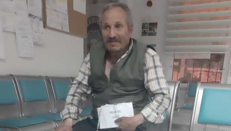 ‘Sağır ve dilsiz’ notu ile dileniyordu zabıtayı görünce konuşmaya başladı