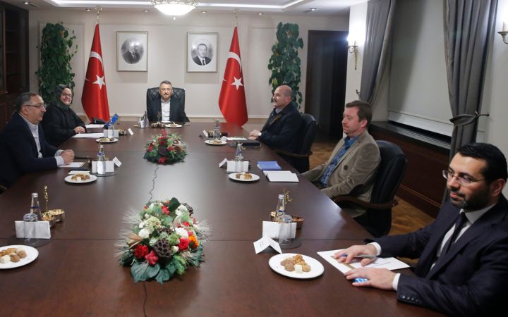 Fuat Oktay başkanlık etti… Çankaya Köşkü’nde korona toplantısı!